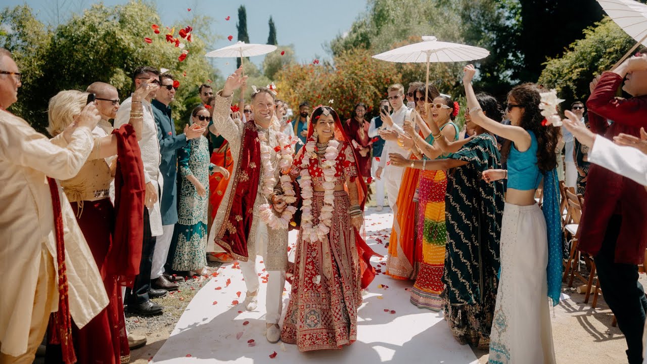 Indian Wedding in Barcelona, Spain at Castell de Ben Viure - Carroll & Chips