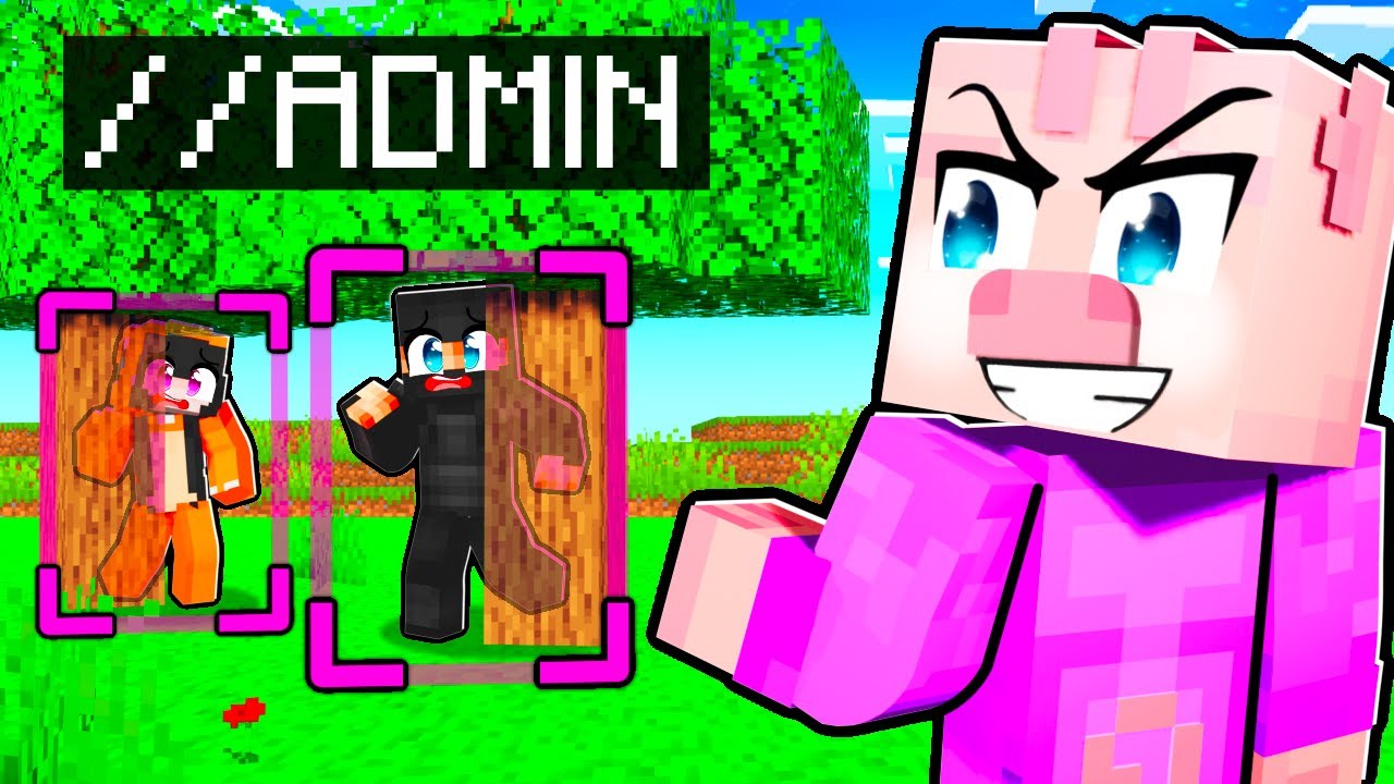 Používám ADMIN příkazy ve SCHOVCE v Minecraftu!