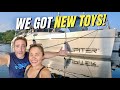 WE&#39;RE HOME AND WE GOT SOME NEW TOYS - SAILING LIFE ON JUPITER EP143