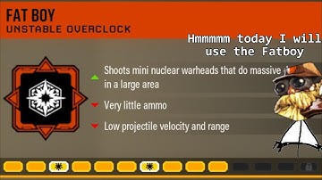 Fatboy is an Unstable OC for a reason