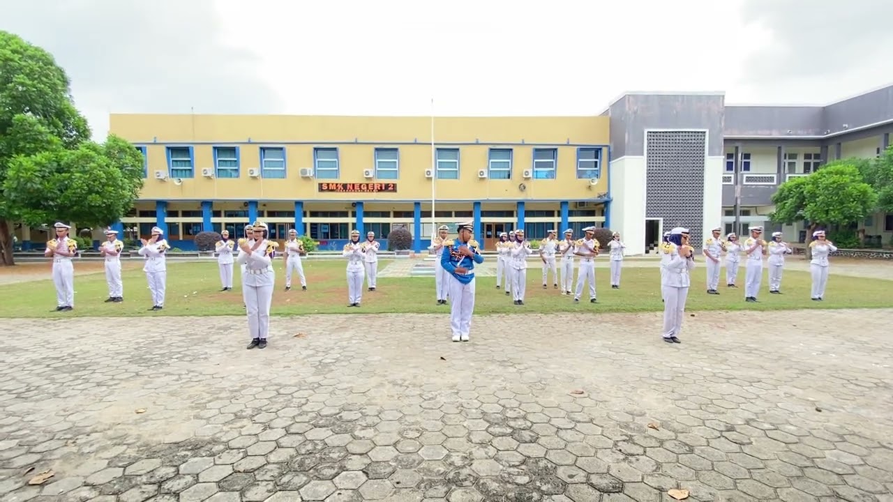 Senam Lantas PKS Polres Lamteng