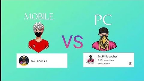 Mobile player vs pc player 1v1 custom.garena free fire