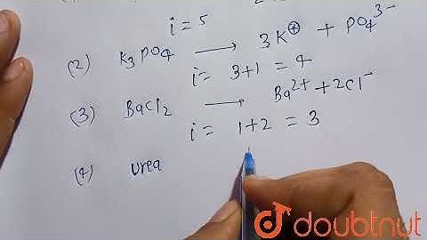 What is the correct order of osmotic pressure of 0.01 M aqueous solution os (1) Al_2(SO_4)_3 (2)...