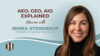 AEO, GEO, AIO Explained - Jenna Stenderup, Founder of Spoke Strategies
