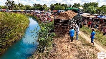 Excellent Start A New Perfect Project Complete100% Clear The Trash & Landfill On The Flooded by Doze