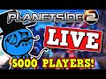 Destroying Planetside 2 With A 5000 Player Zerg Rush Live!!! Time to make a perfectly balanced game