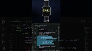 The Watch Face Code Everyone's Looking For #coding #tutorial #shorts