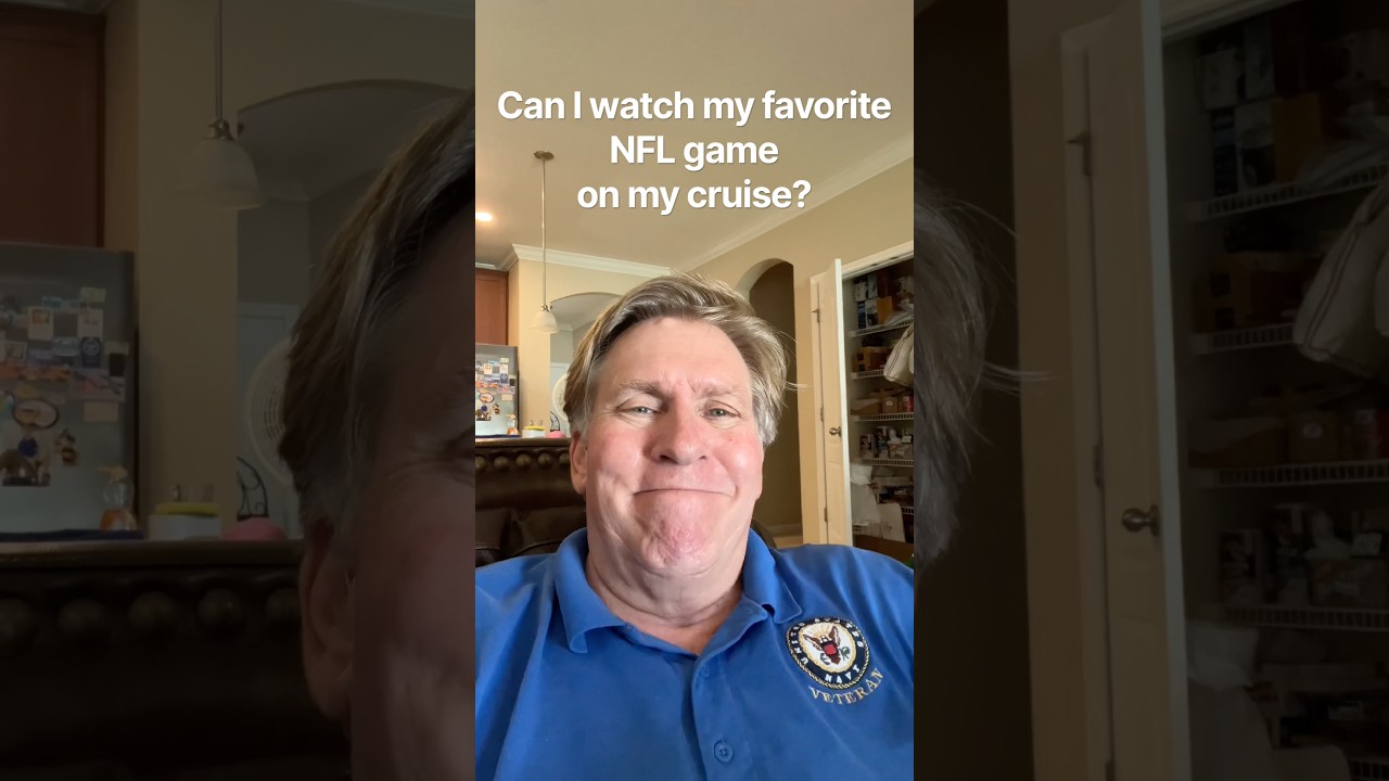 Can I watch my NFL team on my cruise? #shorts