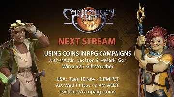 Using Coins in RPG Campaigns: Part 1