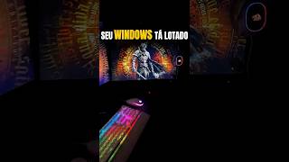 WINDOWS TÁ LOTADO? 💀 SEU PC PODE ESTAR CHEIO DE LIXO 🤯🔥 #windows #pc #pcgamer #dicaspc #setup