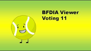 BFDIA Viewer Voting 11