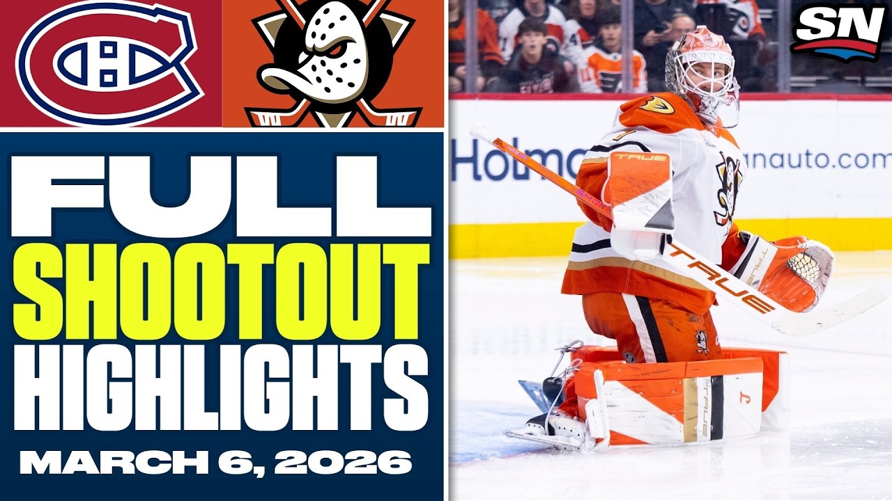 Montreal Canadiens at Anaheim Ducks | FULL Shootout Highlights - March 6, 2026