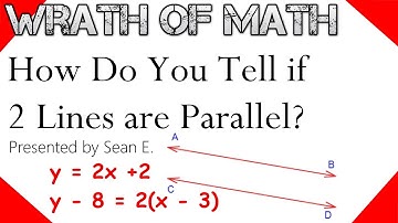 How to Determine if Lines are Parallel (Using Slope)