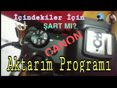 Video: Canon Rebel cihazımdan bilgisayarıma nasıl resim indirebilirim?