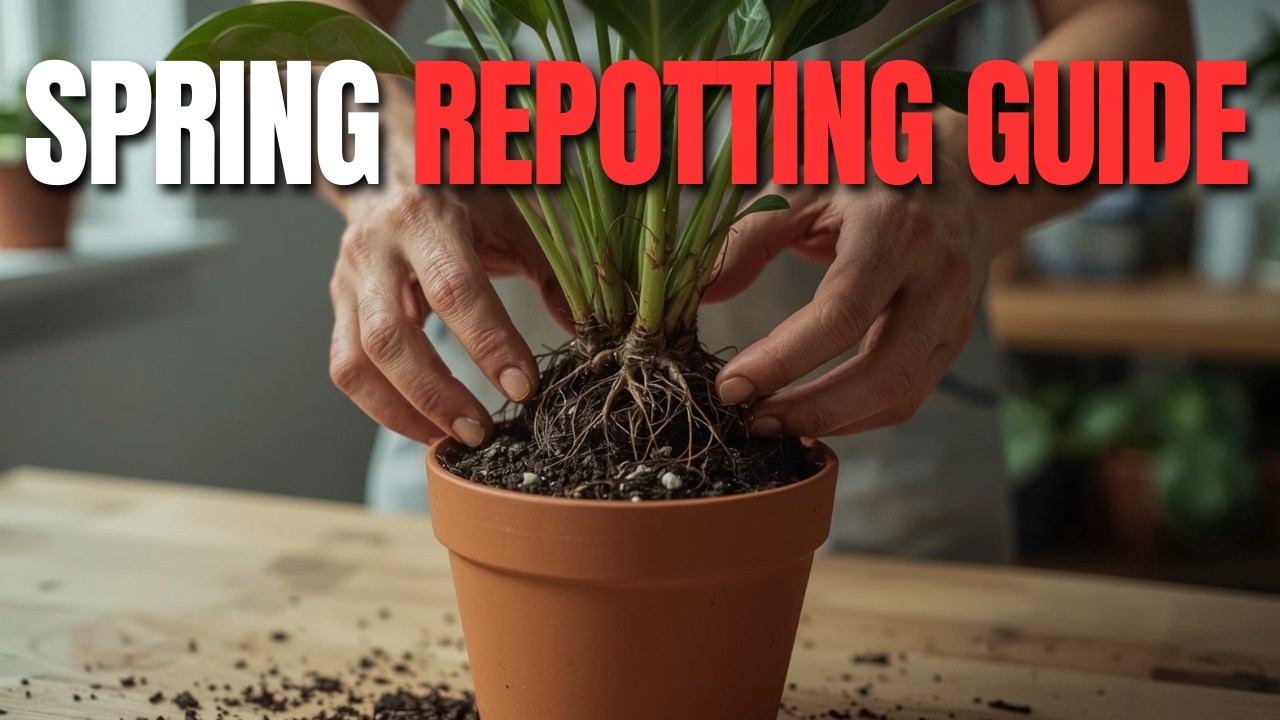 Spring Repotting Guide 🌿 | How to Repot Houseplants Properly