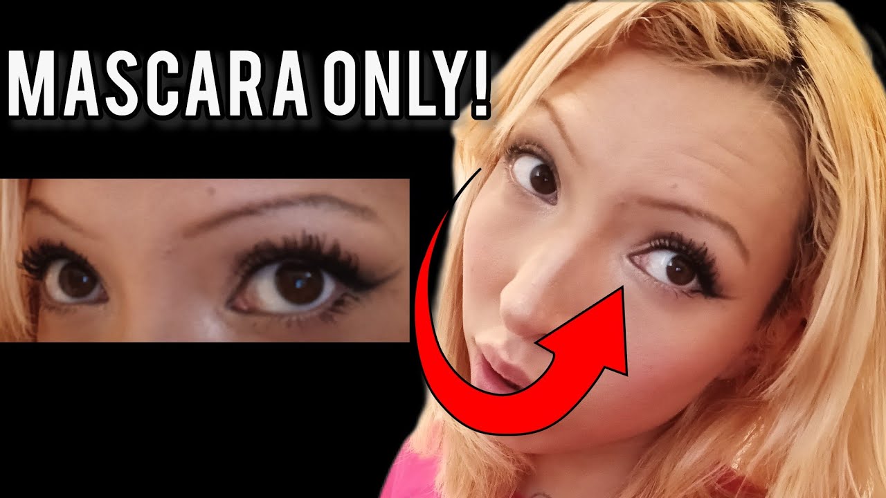 MASCARA ONLY! Tips for BIG Real Lashes❤️Get the False Lash LOOK