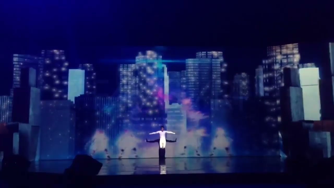 Multimedia Dance Jakarta , Kagemu , Mapping Dance Performance , Synchronised Hologram LED DANCE