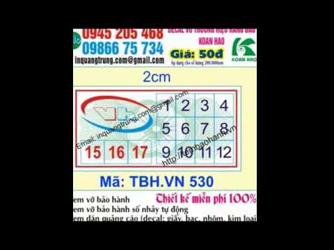 In tem vỡ giá 50đ/cái - Thiết kế miễn phí - Giao tem tận nơi - https://inquangtrung.com