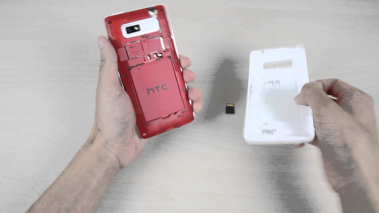 How to insert and remove the micro SD card on HTC Desire 600 dual sim