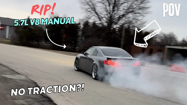 I Crashed My V8 SWAPPED G35 (POV) Losing Control | Epic Drive Along & Exhaust Sounds!