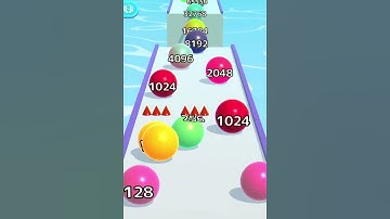 Ball Run Infinity Number Up To (128M, 256M, 512M, 1024M) ! All Levels Part 734 android, ios #shorts