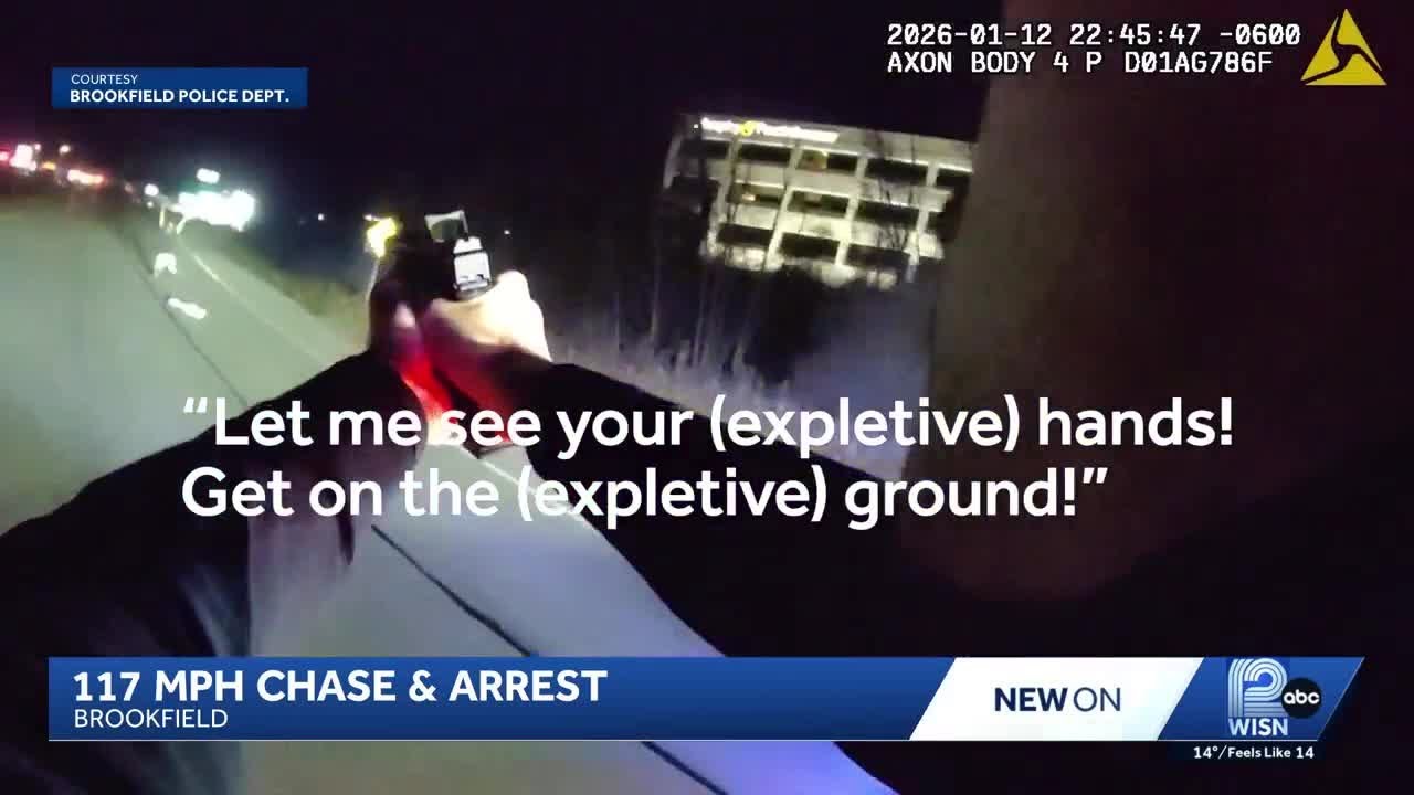 VIDEO: Man leads Brookfield police on 117 mph chase - YouTube