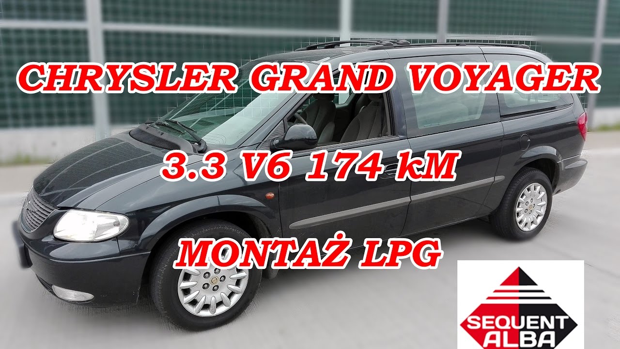 Chrysler Grand Voyager 3.3 V6 174Km Instalacja Gazowa Sequent Alba Plus Marki Brc Montaż Arg Łódź - Youtube