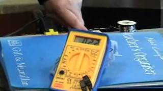 To measure the resistivity of the material in a wire