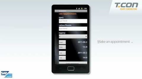 SAP _ Android App for SAP CRM (Prototype) ~msayedsap .mp4