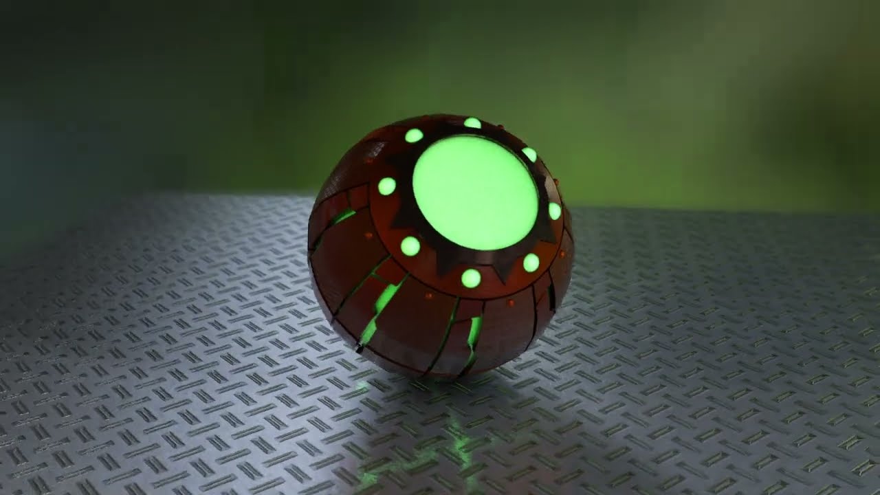 Green Goblin Pumpkin Bomb 3D Model YouTube