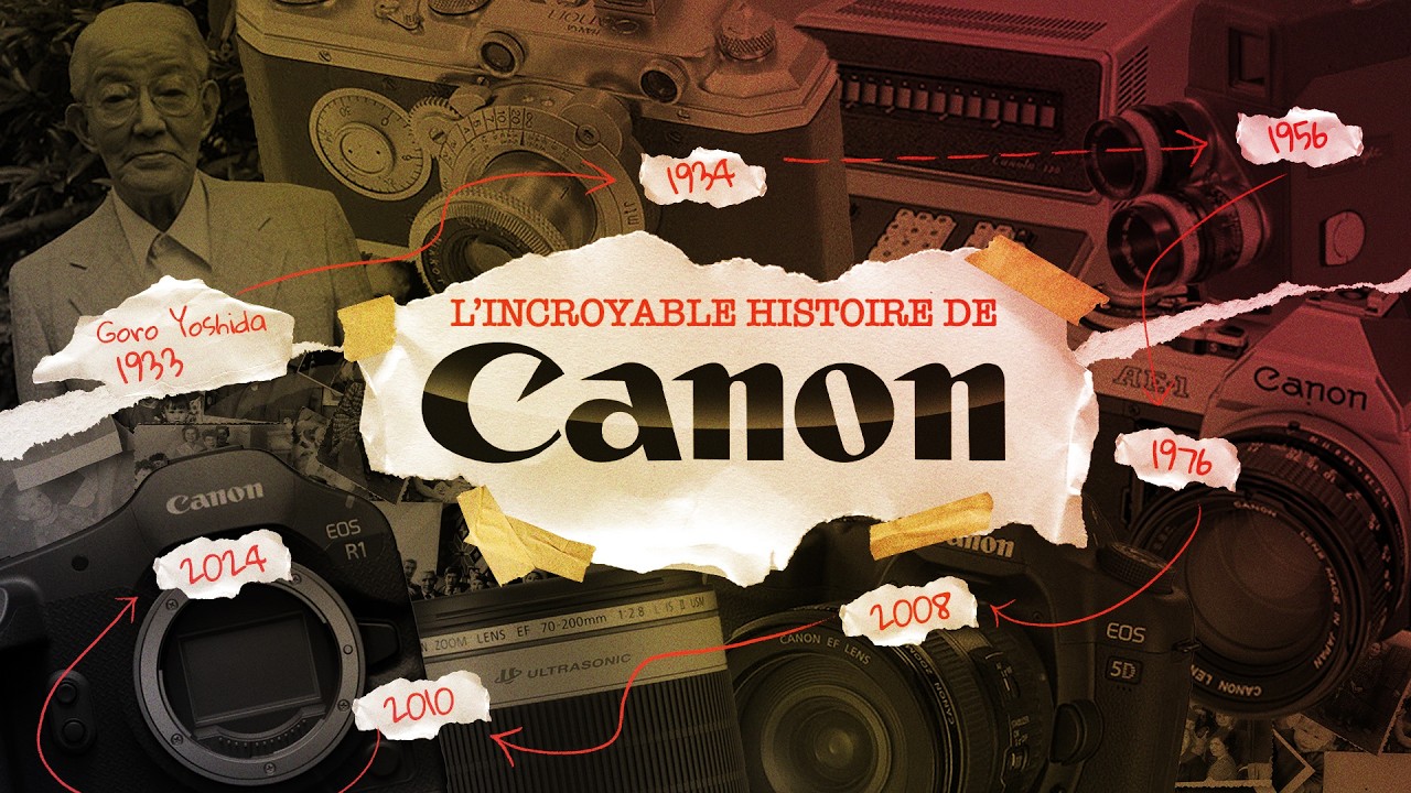 L’incroyable histoire de Canon : de 1933 à aujourd’hui