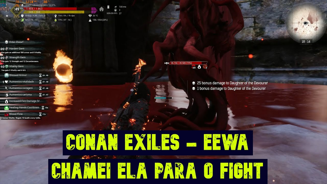Eewa Conan Exiles - EEWA - x1 contra Daughter of the Devourer - YouTube