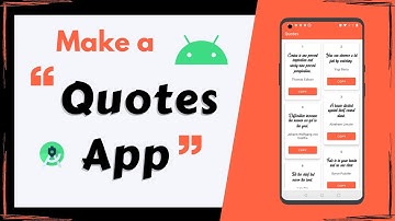 Make a Quotes App in Android Studio | Full Tutorial | Android Project for Beginners