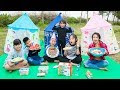 Kids Go To School | Chuns With Best Friends Go On a Picnic Camp In The Park 2