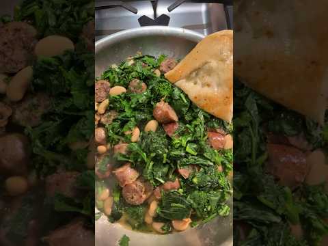 Broccoli Rabe and Sausage Recipe #cooking #shorts #iloveitalian