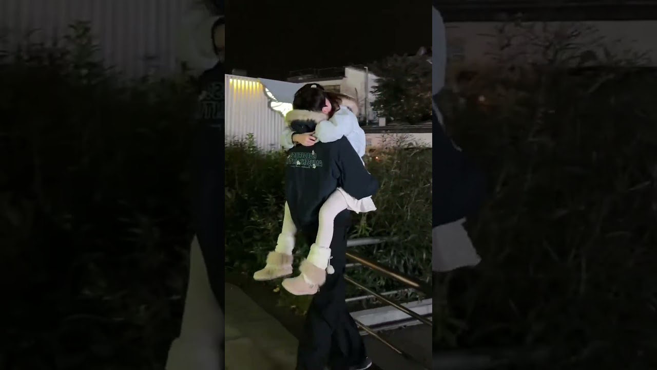 Isn t it a piece of cake to hug your girlfriend