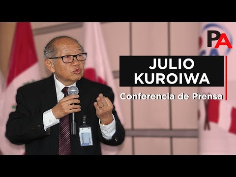 Conferencia de Prensa completa (11/2017) - Ingeniero Julio Kuroiwa