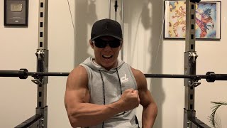 筋トレ生配信でパンプアップ！！