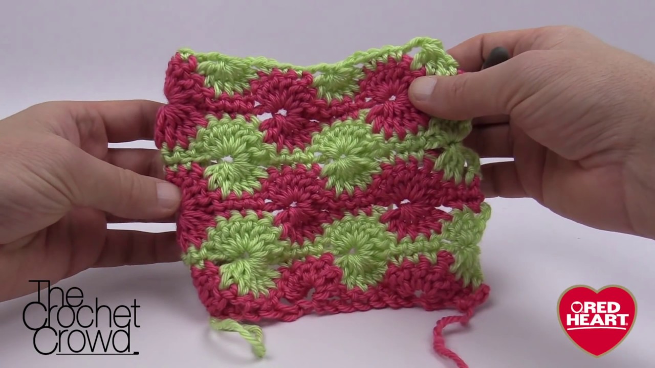 Crochet Catherine Wheel Stitch EASY The Crochet Crowd YouTube