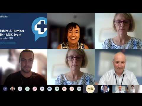 MSK Event - How to use digital across the MSK pathway to help improve patient care - Breakout room 3