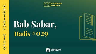 Kitab Riyadhus Shalihin Bab 3 Hadits 29 - Ketika Sakaratul Maut - Yufid TV