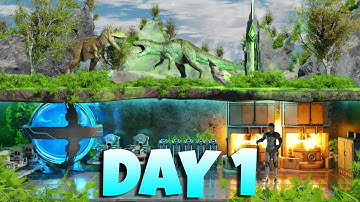 Claiming A BROKEN Green Ob Cave Day 1 - Ark PvP