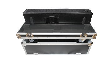 ProX X-RCF-NXL24A Fits 2x RCF NX L24-A Column Array Flight Case with 4 inch Wheels