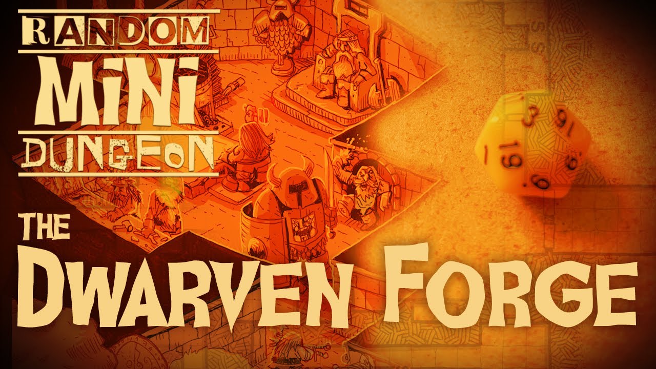 mini dungeon:  Dwarven Forge