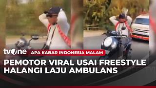 Download lagu Viral Freestyle Action of Motorcyclist Blocking Ambulance | AKIM tvOne