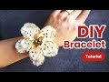 DIY Bracelet Tutorial. How To Make a Floral Bracelet. Wrist Corsage