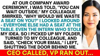 I Was Banned From Company's Award Ceremony - Then I Sent One Email That Changed Everything