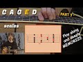 Lesson 3 - CAGED major scales - part 3