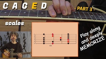 Lesson 3 - CAGED major scales - part 3