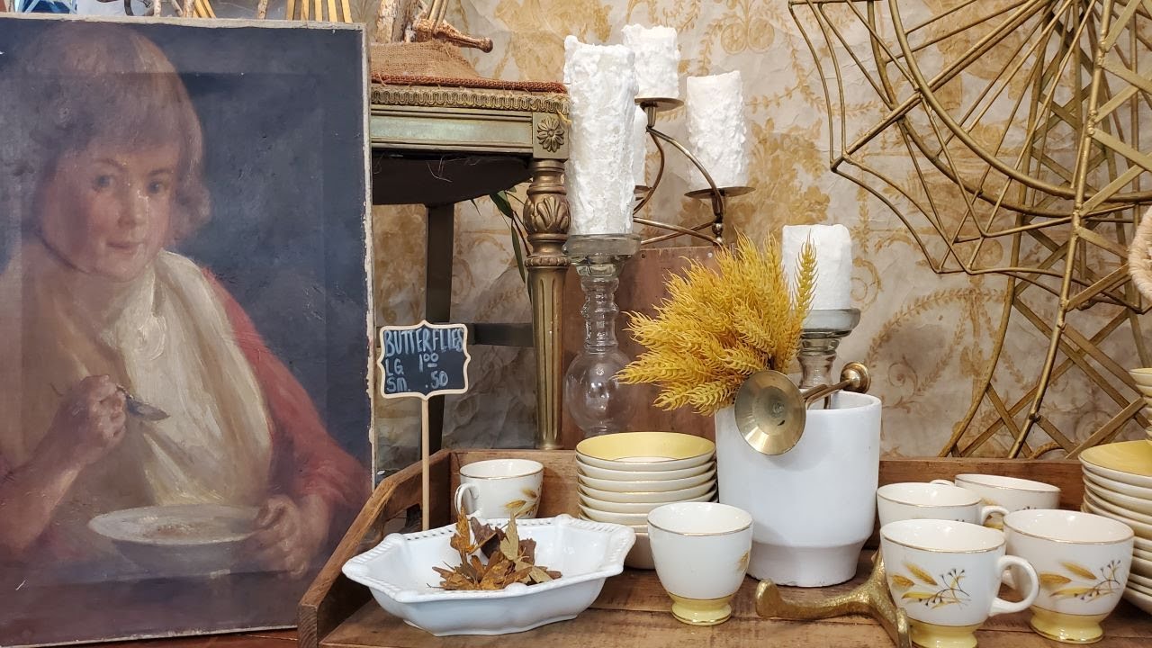 TOUR a Home Decor Shop with me! French Country Rustic Fall Decor
